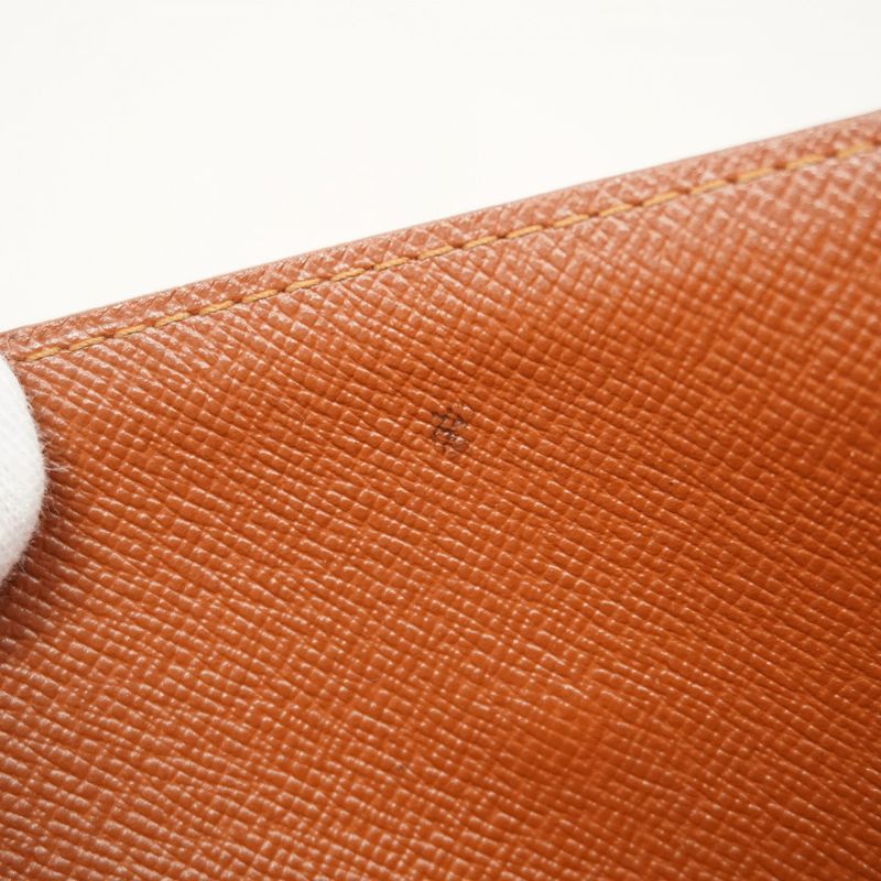 Louis Vuitton Long Wallet Monogram Pochette Porte Monet Cles Di M61725 Brown