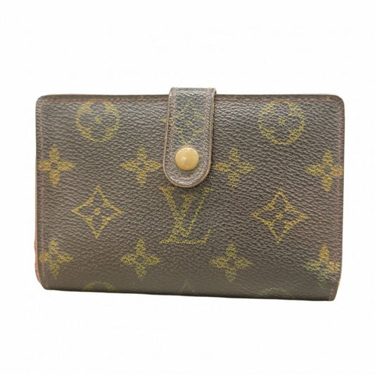 Louis Vuitton Wallet Monogram Porte Monnaie Viennois M61663 Brown Ladies