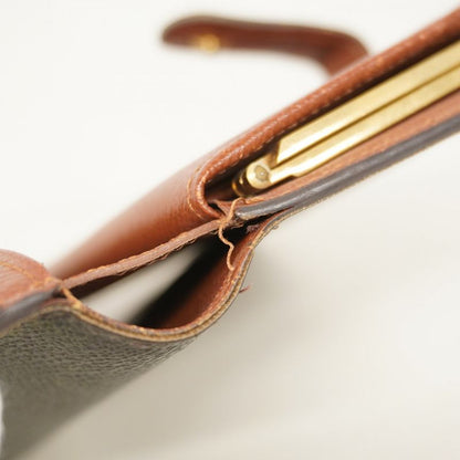 Louis Vuitton Wallet Monogram Porte Monnaie Viennois M61663 Brown Ladies