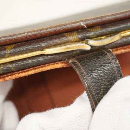 Louis Vuitton Wallet Monogram Porte Monnaie Viennois M61663 Brown Ladies