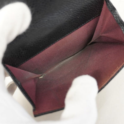 Chanel Wallet Matelasse Caviar Skin Black Gold Hardware Women