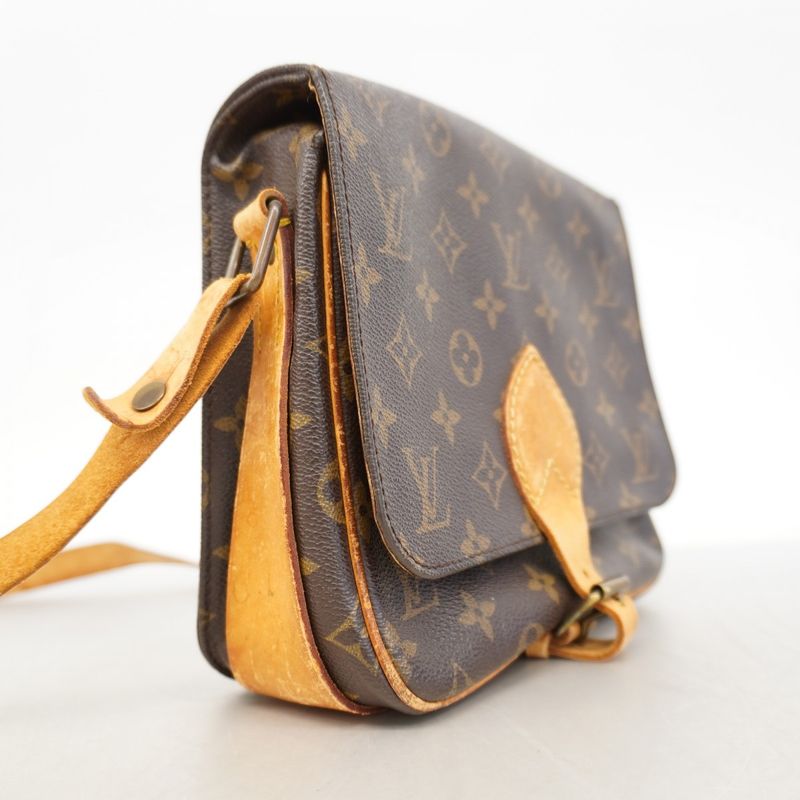 Louis Vuitton Shoulder Bag Monogram Cartesiere MM M51253 Brown Ladies