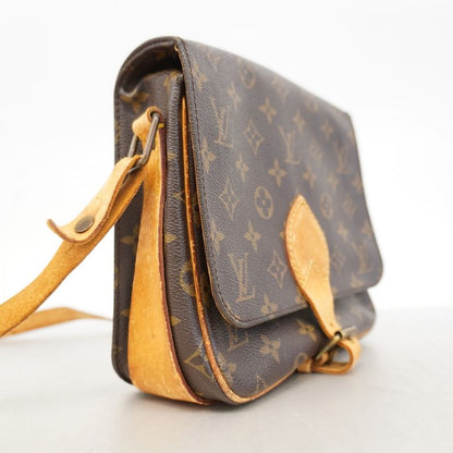 Louis Vuitton Shoulder Bag Monogram Cartesiere MM M51253 Brown Ladies