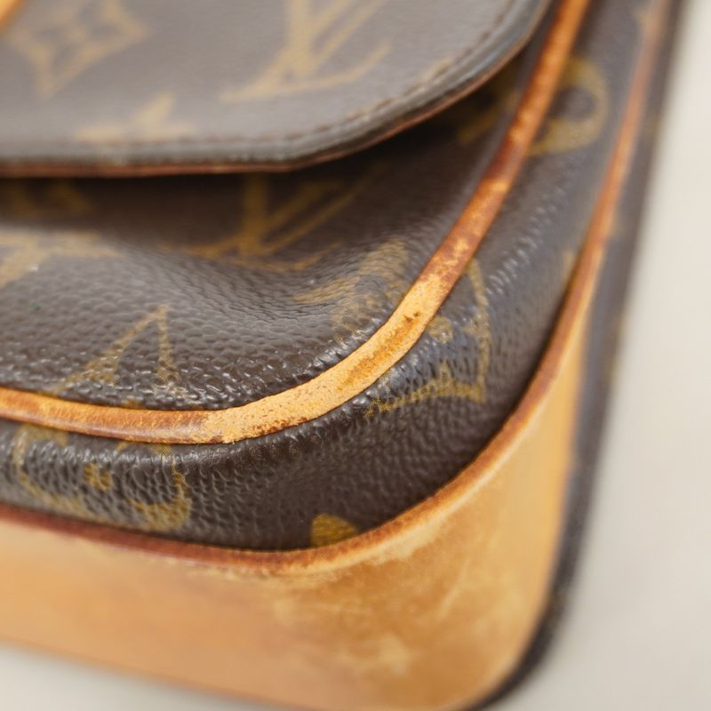 Louis Vuitton Shoulder Bag Monogram Cartesiere MM M51253 Brown Ladies