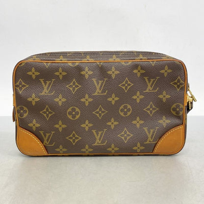 Louis Vuitton Clutch Bag Monogram Marly Dragonne GM M51825 Brown Men's