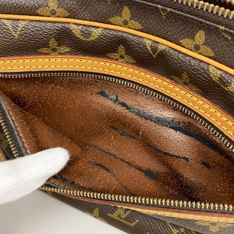 Louis Vuitton Clutch Bag Monogram Marly Dragonne GM M51825 Brown Men's