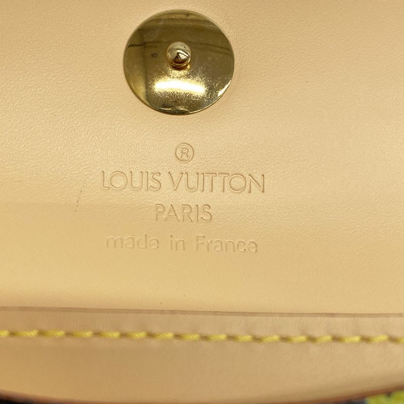 Louis Vuitton Coin Case Monogram Multicolor Porte Monecosy M60007 Noir Black