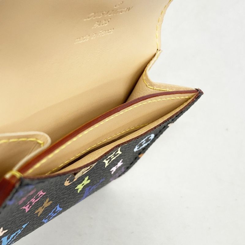 Louis Vuitton Coin Case Monogram Multicolor Porte Monecosy M60007 Noir Black