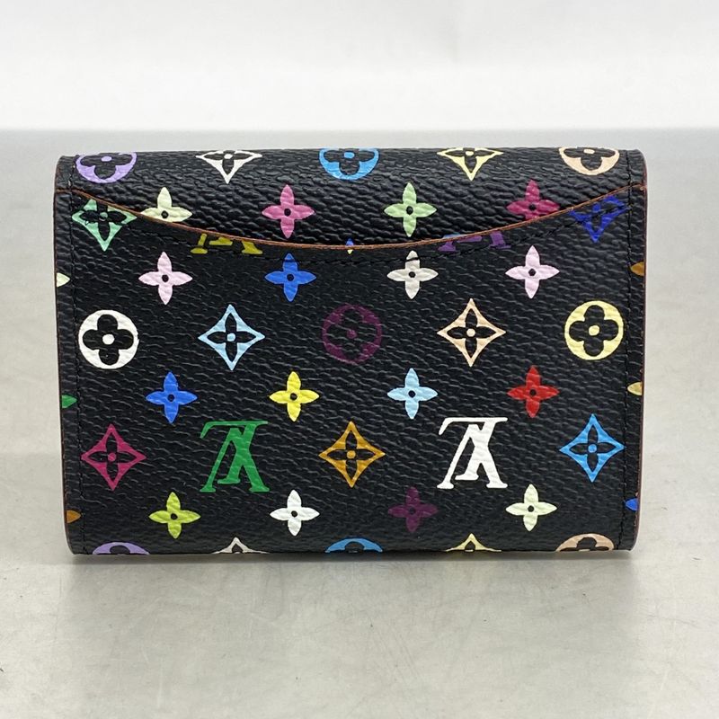 Louis Vuitton Coin Case Monogram Multicolor Porte Monecosy M60007 Noir Black