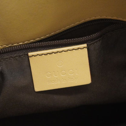 Gucci Tote Bag GG Canvas 31243 Canvas Brown Beige Silver Hardware Women's