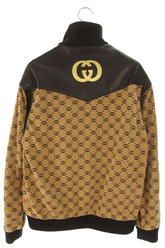 Gucci 535767 X9y90 Dapper Dan Velour Track Jacket Blouson Men's XS
