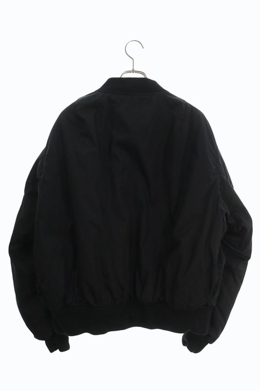 Prada Sgb903 Re-nylon Logo Plate Nylon Bomber Blouson Men's XXL