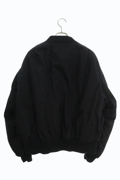 Prada Sgb903 Re-nylon Logo Plate Nylon Bomber Blouson Men's XXL