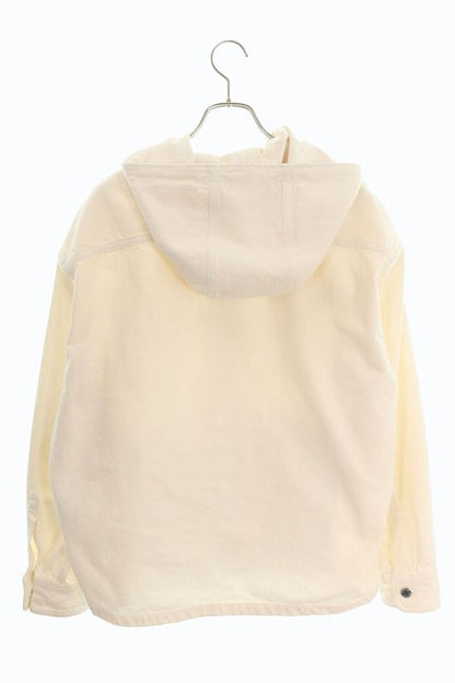 Prada Gec108 Hooded Triangle Plate Denim Blouson Men's S