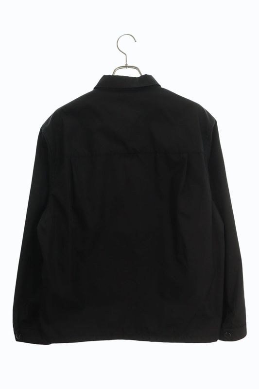 Prada Sc514 Triangle Plate Li Nylon Long Sleeve Shirt Men's L