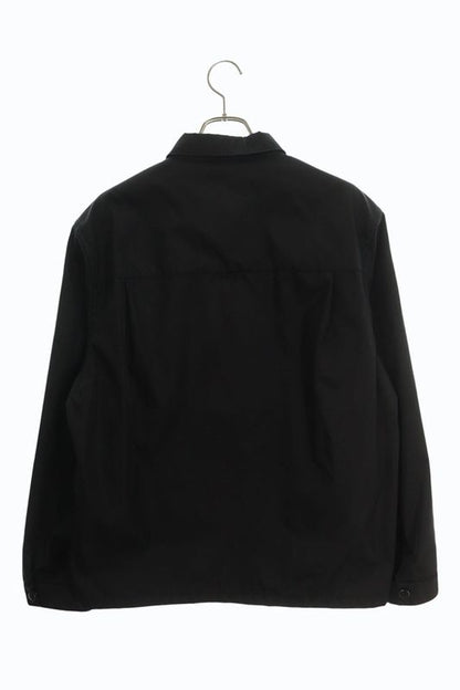 Prada Sc514 Triangle Plate Li Nylon Long Sleeve Shirt Men's L