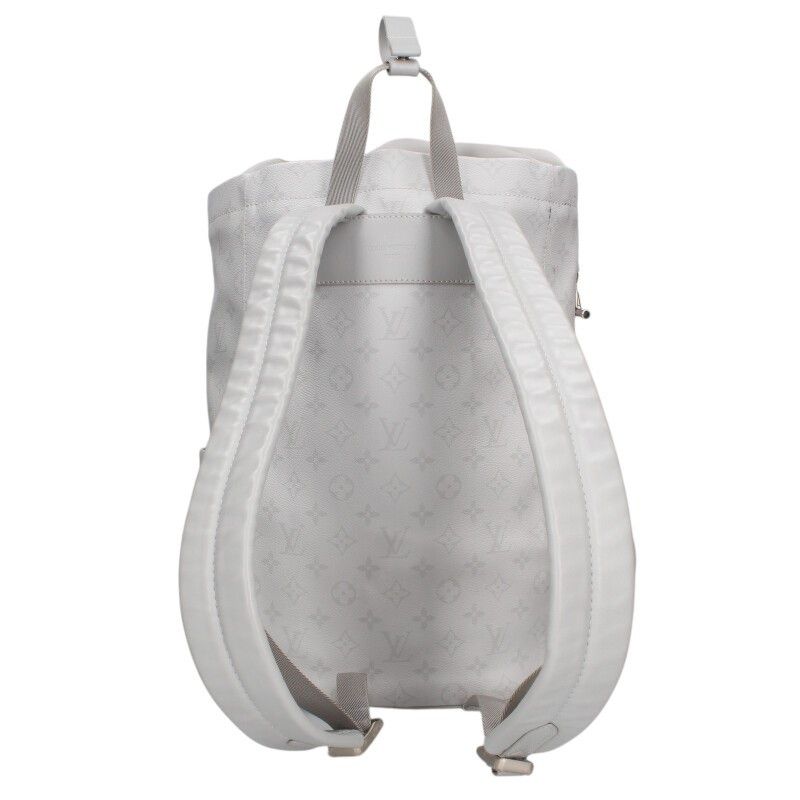 Louis Vuitton M44616 Monogram White Chalk Backpack For Men