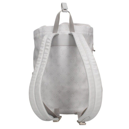 Louis Vuitton M44616 Monogram White Chalk Backpack For Men