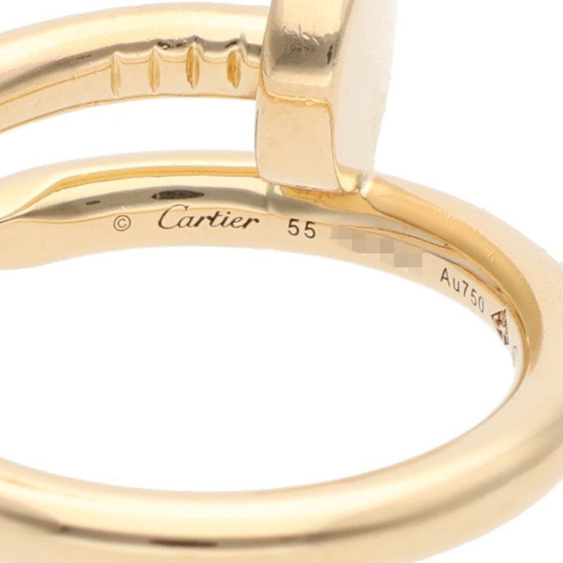 Cartier Juste UN CLOU RING Juste Un Clou 18K Yellow Goldring Men's 55 15