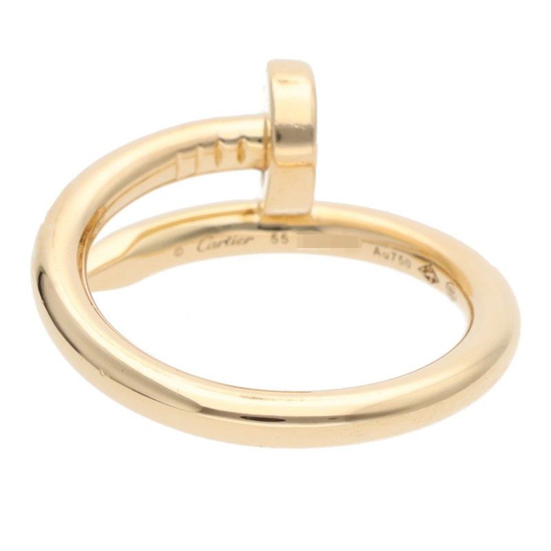 Cartier Juste UN CLOU RING Juste Un Clou 18K Yellow Goldring Men's 55 15