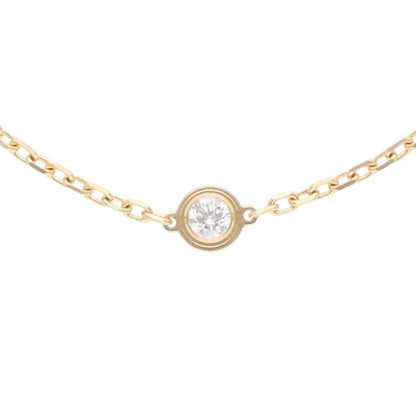 Cartier Diamants Légers D'amour SM 18K Yellow Gold Diamond Bracelet Men's SM