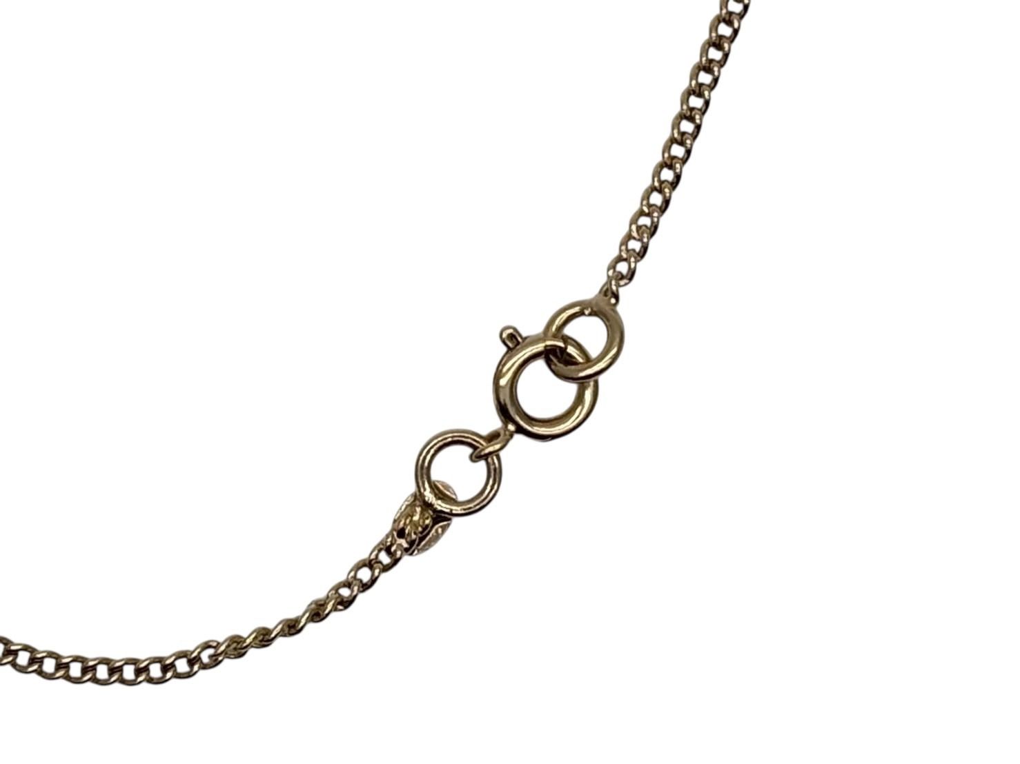 Chanel CC Logo Necklace 04 46 Metal Rhinestone Clear Gold — view 6