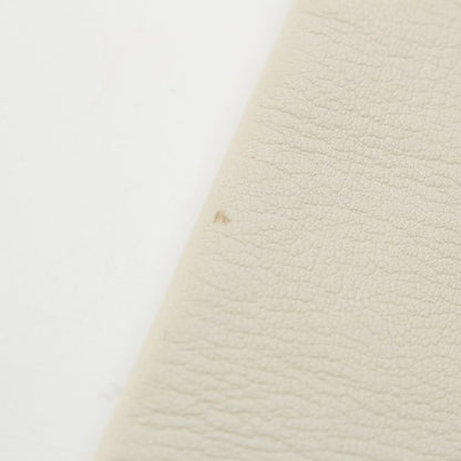 Celine Leather Triomphe Long Gloves White