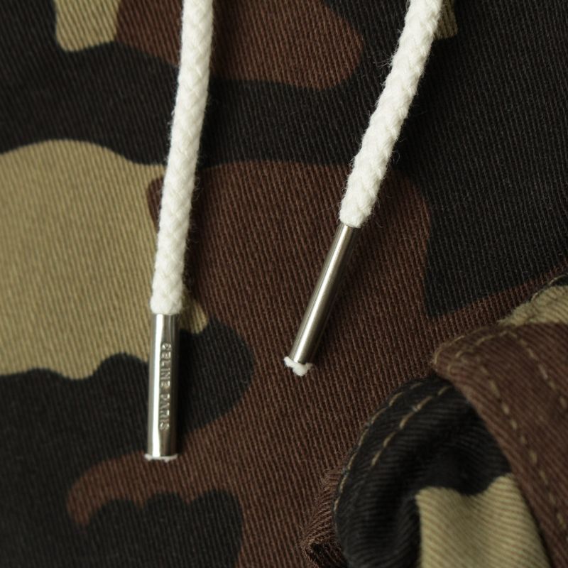 Celine 21SS Loose Fit Camouflage Cargo Pants Bottoms 2z133494m Khaki 44