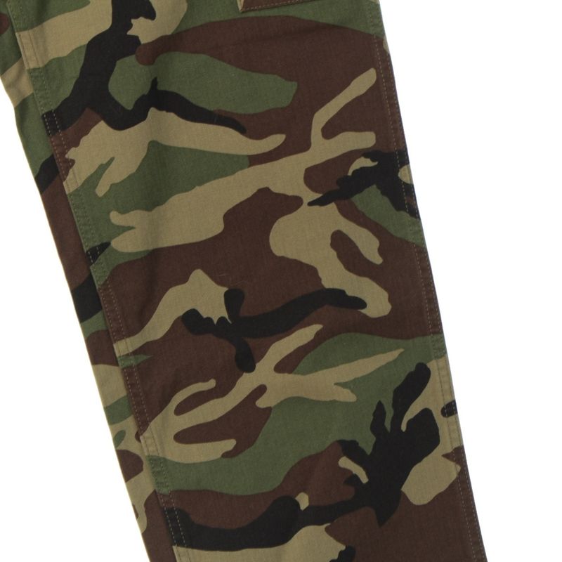 Celine 21SS Loose Fit Camouflage Cargo Pants Bottoms 2z133494m Khaki 44