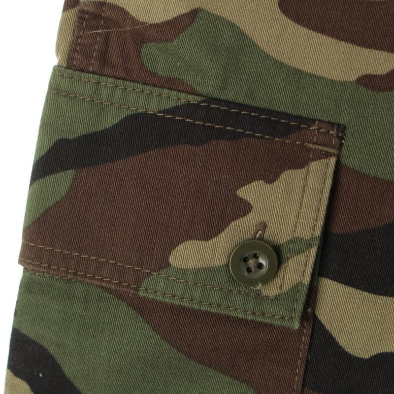 Celine 21SS Loose Fit Camouflage Cargo Pants Bottoms 2z133494m Khaki 44