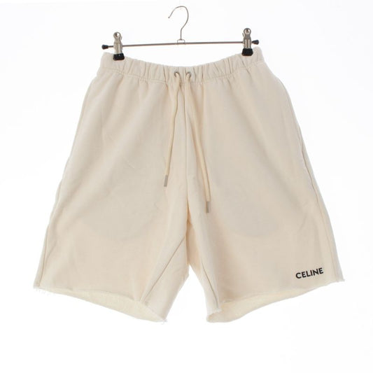 Celine Cotton Fleece Shorts Bottoms 2z063670q.01cb Off White XS