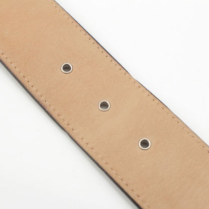 Chanel Leather B12A Belt Black 80/32