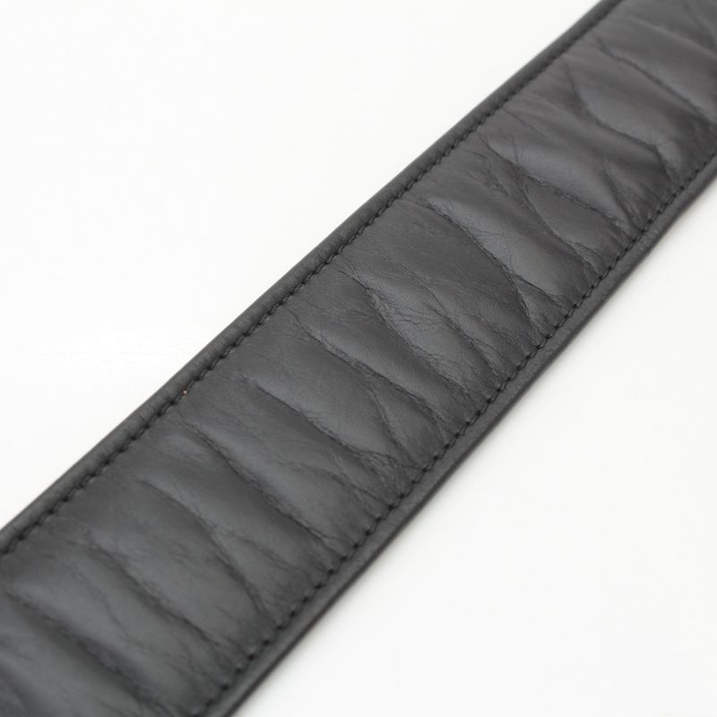 Chanel Leather B12A Belt Black 80/32