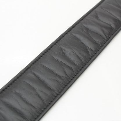 Chanel Leather B12A Belt Black 80/32