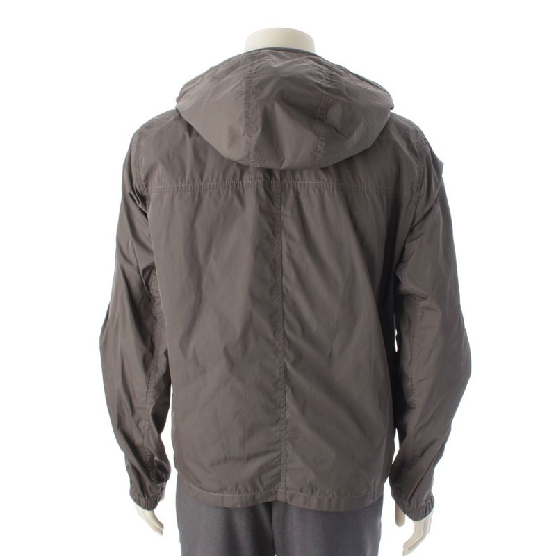 Prada '15 Zip Up Hooded Jacket Hoodie Gray 50