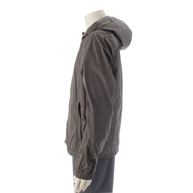 Prada '15 Zip Up Hooded Jacket Hoodie Gray 50