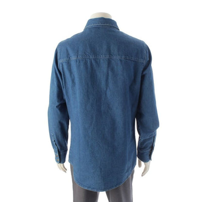 Gucci Webline Sherry Line Denim GG Logo Gold Hardware Long Sleeve Shirt Tops