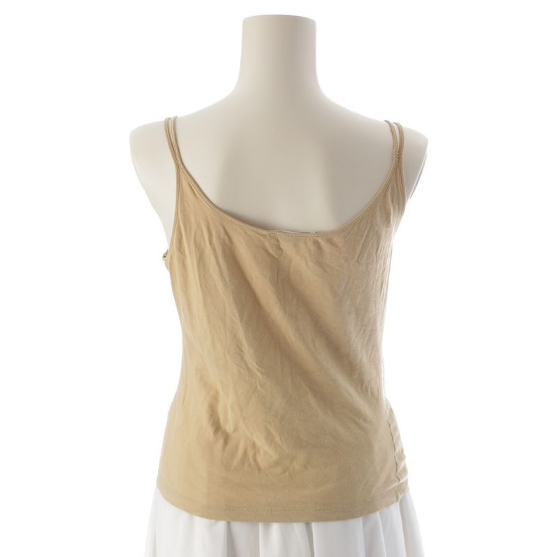 Prada 90-00s Archive Y Lace Camisole Top Beige M