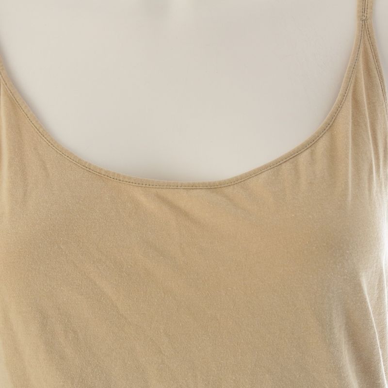 Prada 90-00s Archive Y Lace Camisole Top Beige M