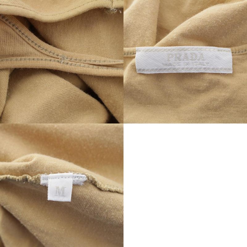 Prada 90-00s Archive Y Lace Camisole Top Beige M