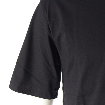 Prada 24 Cotton Re-nylon Triangle Logo Short Sleeve Tee Top Ujn661 Black M