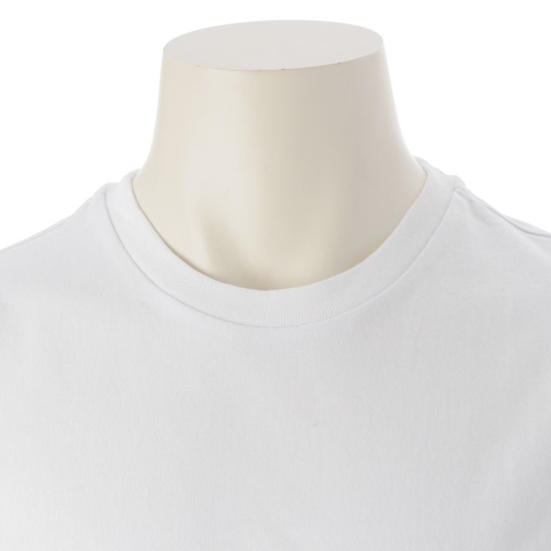 Prada 23 Cotton Triangle Logo Long T Long Sleeve Shirt Top 34642 White S