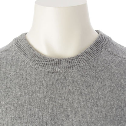 Celine Triomphe Cashmere Cool Neck Knit Sweater 2ad3x384d Grey XXL