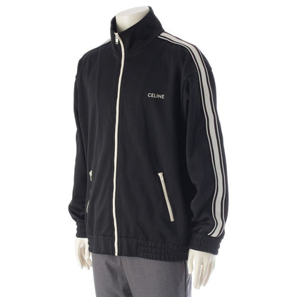 Celine 2024 Logo Track Jacket Jersey 2y490121o Black XL