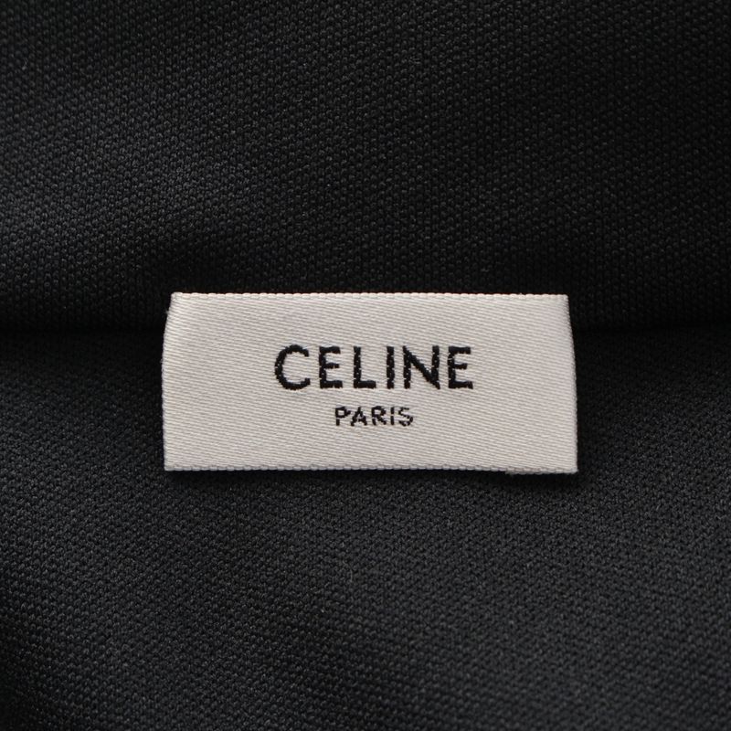 Celine 2024 Logo Track Jacket Jersey 2y490121o Black XL