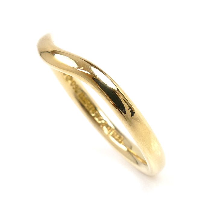 Tiffany & Co Tiffany & Co 18K Yellow Gold Yellow Gold Curved Band Ring Ring