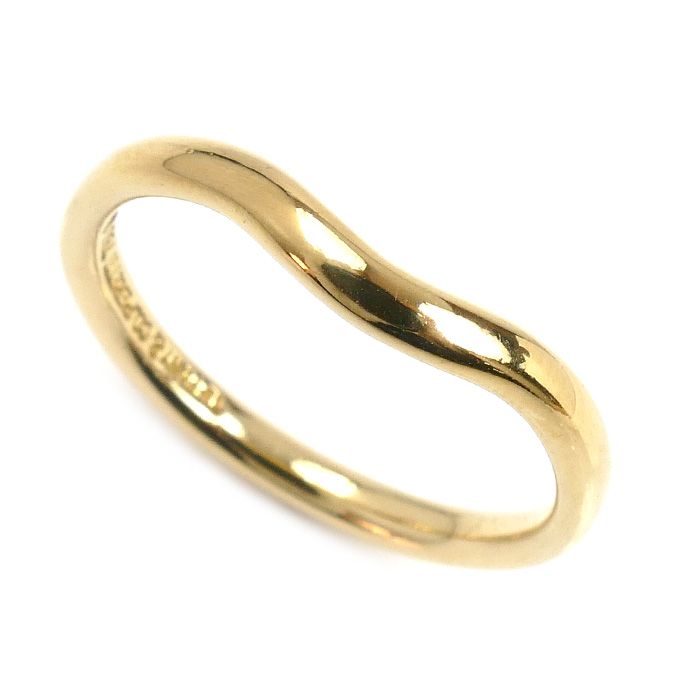 Tiffany & Co Tiffany & Co 18K Yellow Gold Yellow Gold Curved Band Ring Ring