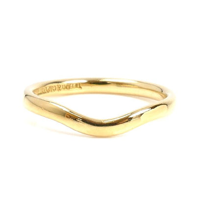 Tiffany & Co Tiffany & Co 18K Yellow Gold Yellow Gold Curved Band Ring Ring