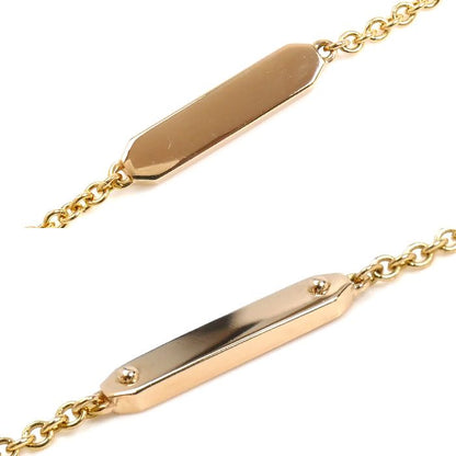 Tiffany & Co 18K Pink Gold Pink Gold Tag Chain Mini Necklace 4.3g 46cm (18.11in)