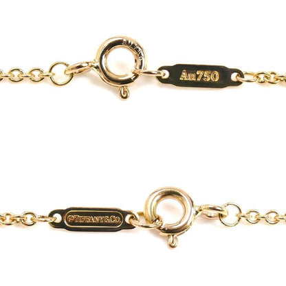 Tiffany & Co 18K Pink Gold Pink Gold Tag Chain Mini Necklace 4.3g 46cm (18.11in)